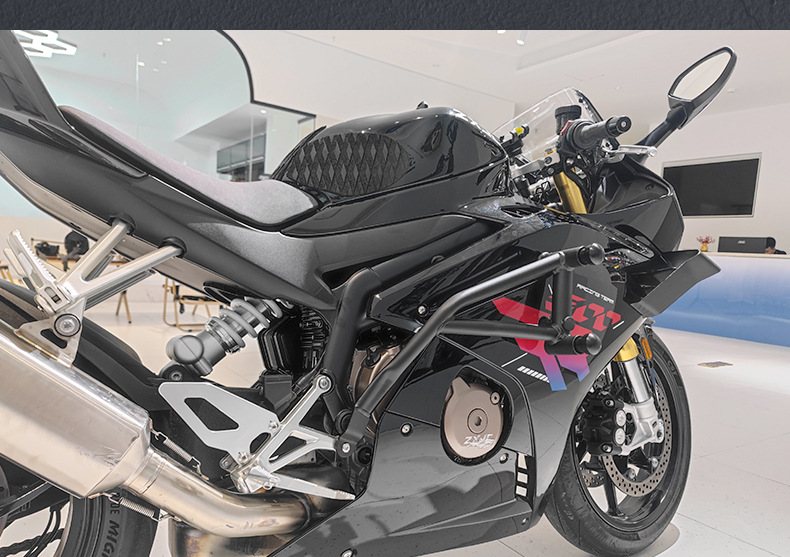 Suitable for Zhang Xue Motorcycle 500Rr Motorcycle Bumper Anti-Fall Anti-Collision Spring Competition Guard Bar Modification Parts
