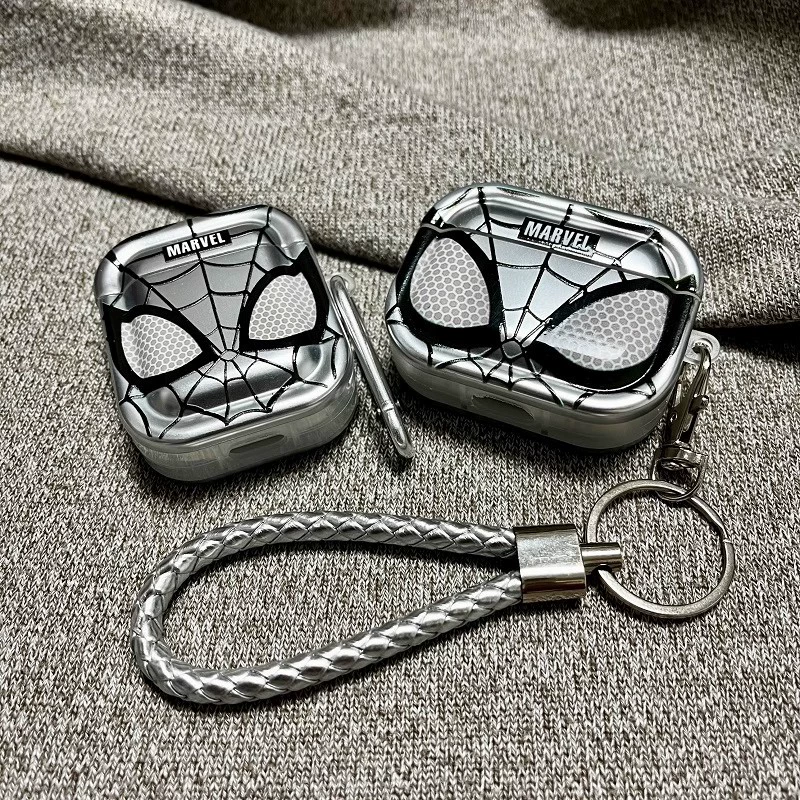 Чехол защитный для AirPods Pro 2, чехол защитный для AirPods 4, чехол защитный для AirPods 3 поколения от Спайдермена