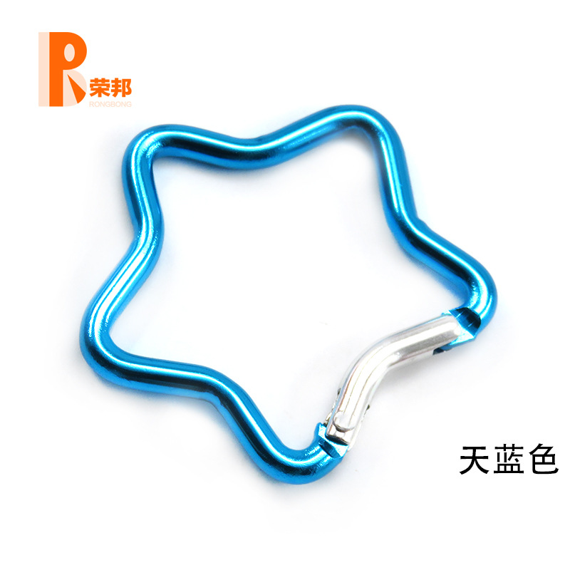 일반 플런저 오각별 하늘색