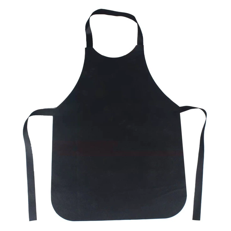 Одноразовый нетканый нагрудник для горячего горшка Нетканый фартук для барбекю против Обрастания Фартук для омаров для кейтеринга в наличии оптом