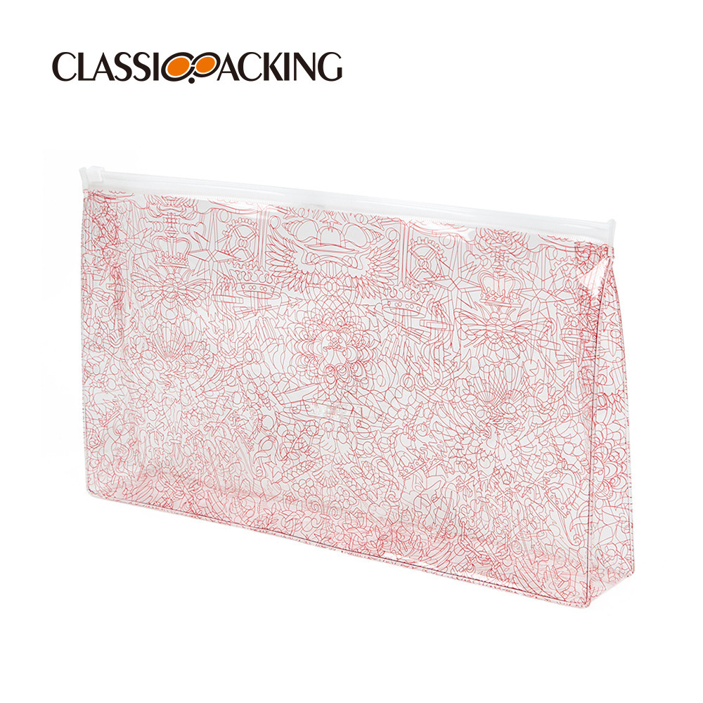 Bolsa con cremallera de pvc al por mayor de fábrica Bolsa de almacenamiento de productos de belleza de gran capacidad Bolsa de lavado impermeable especial para promoción de hoteles