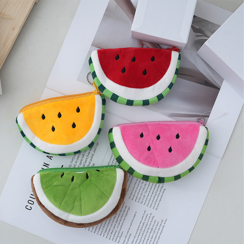 Small fresh fruit change storage bag convenient zipper wrist strap universal mobile phone case niche design mobile phone lanyard