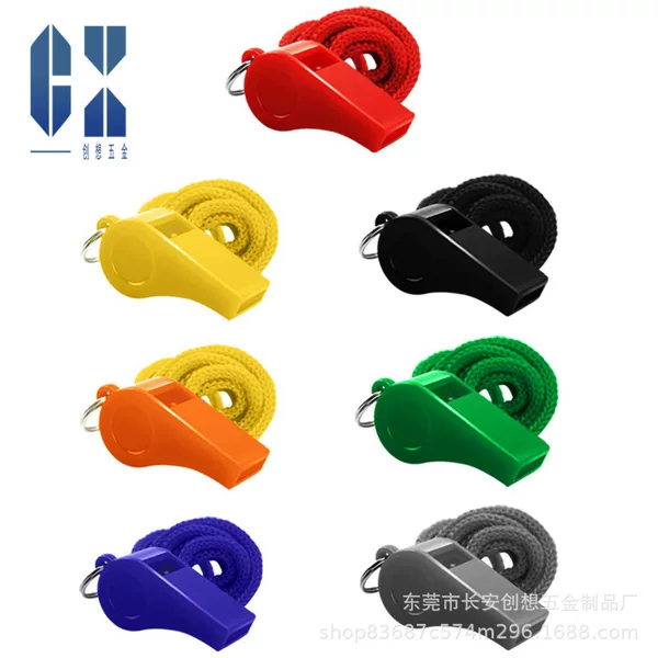 Manufacturer's In-Stock Wholesale Eco-Friendly Abs Plastic Whistles, Basketball and Football Match Referee Whistles, Outdoor Survival Whistles