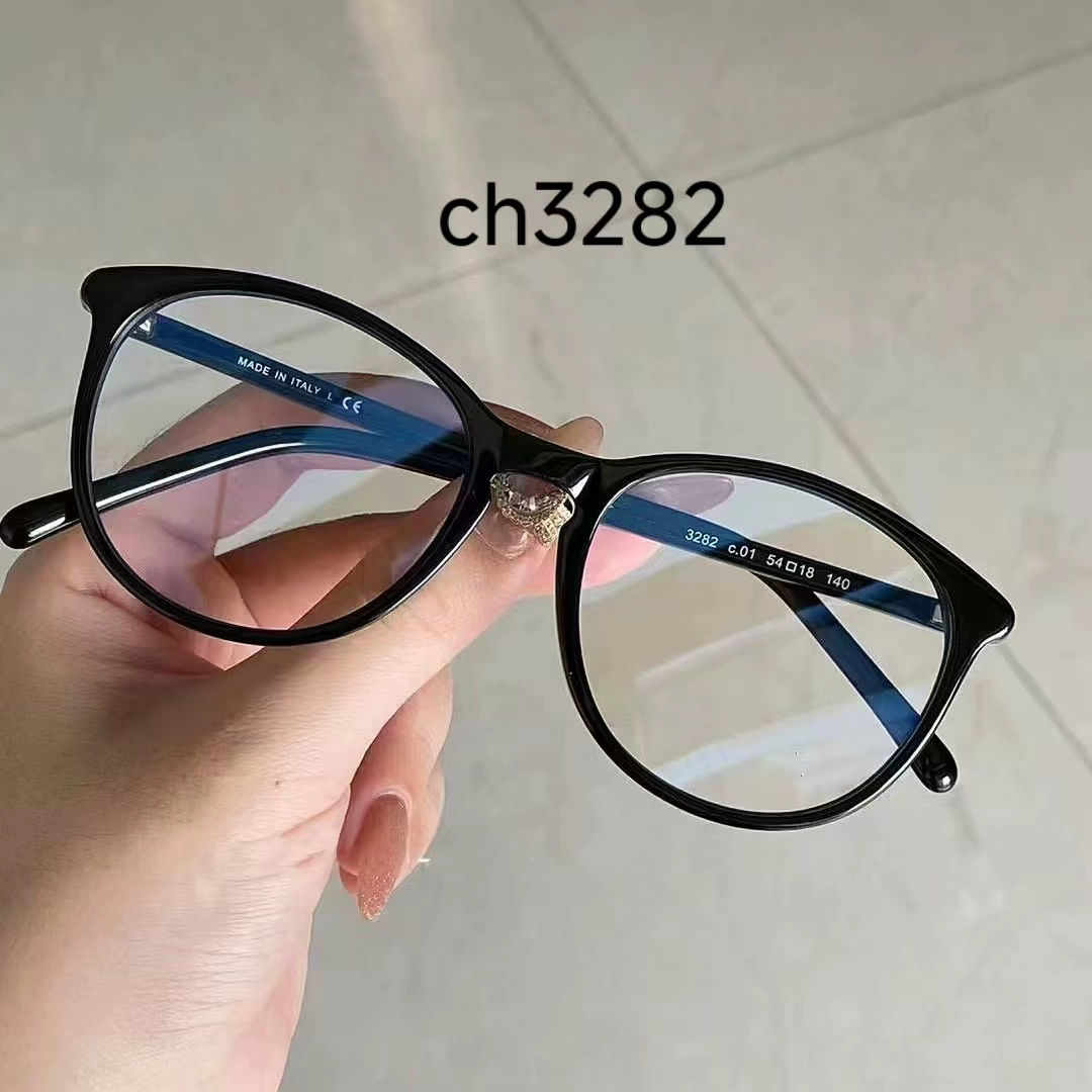 Китайская брендовая модель Xiaoxiangfeng 3282 кошачий глаз, черная рамка, ультра-легкая, косметический артефакт, очки для близорукости с антиблак-светом