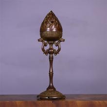 黄铜仿古龙凤博山炉家用室内带盖香炉檀香炉香道器具香薰炉厂家