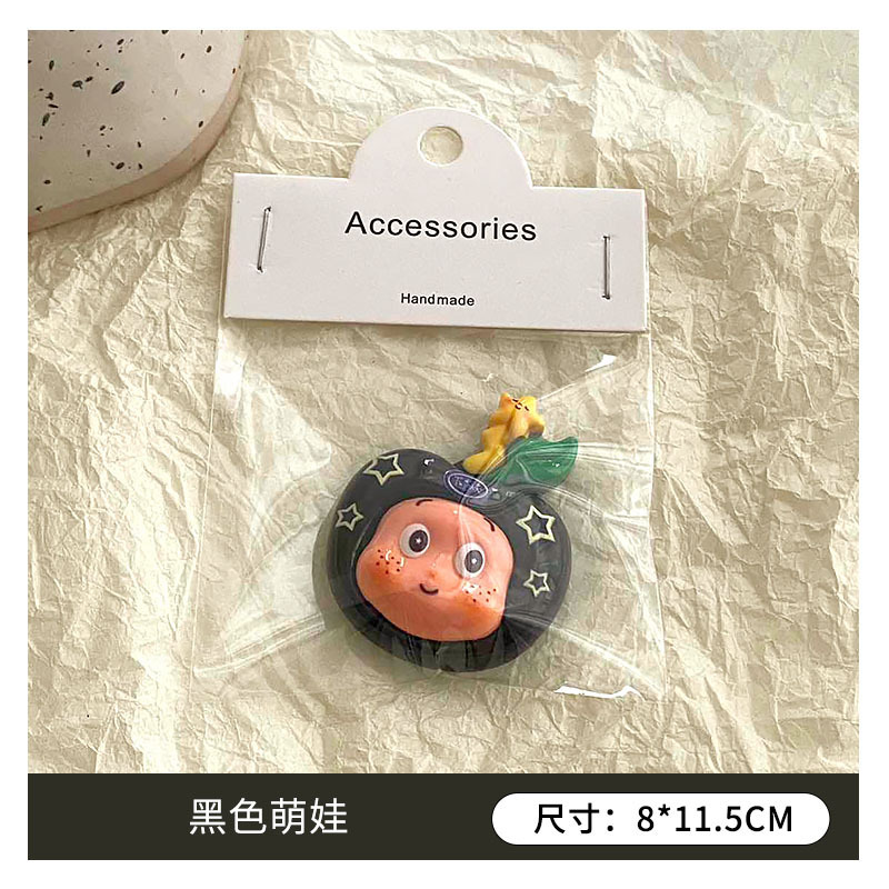 卡通星星男孩磁吸冰箱贴 树脂配件手工diy发夹手机链配饰饰品批发|undefined