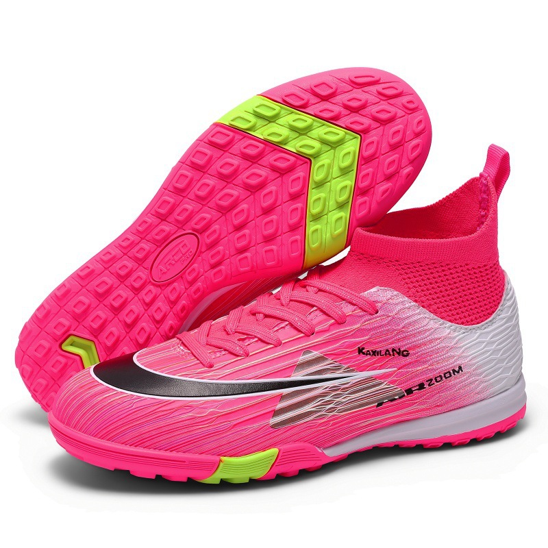 Zapatillas de Fútbol de Caña Alta TF de TPU Equilibrio para Césped Artificial y Fútbol