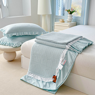 New Pure Cotton Bed Cover Single Piece Quilted Quilted Cotton Tatami Bed Sheetss for All Seasons Three-Piece Set Thickeneded and Non-Slip
