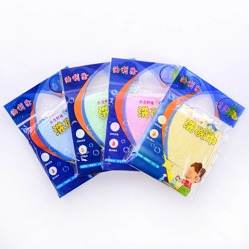 공장 도매 오일 청소 수건 주방 비 오일 작은 접시 기름 청소 수건 사각형 수건 지원 생성