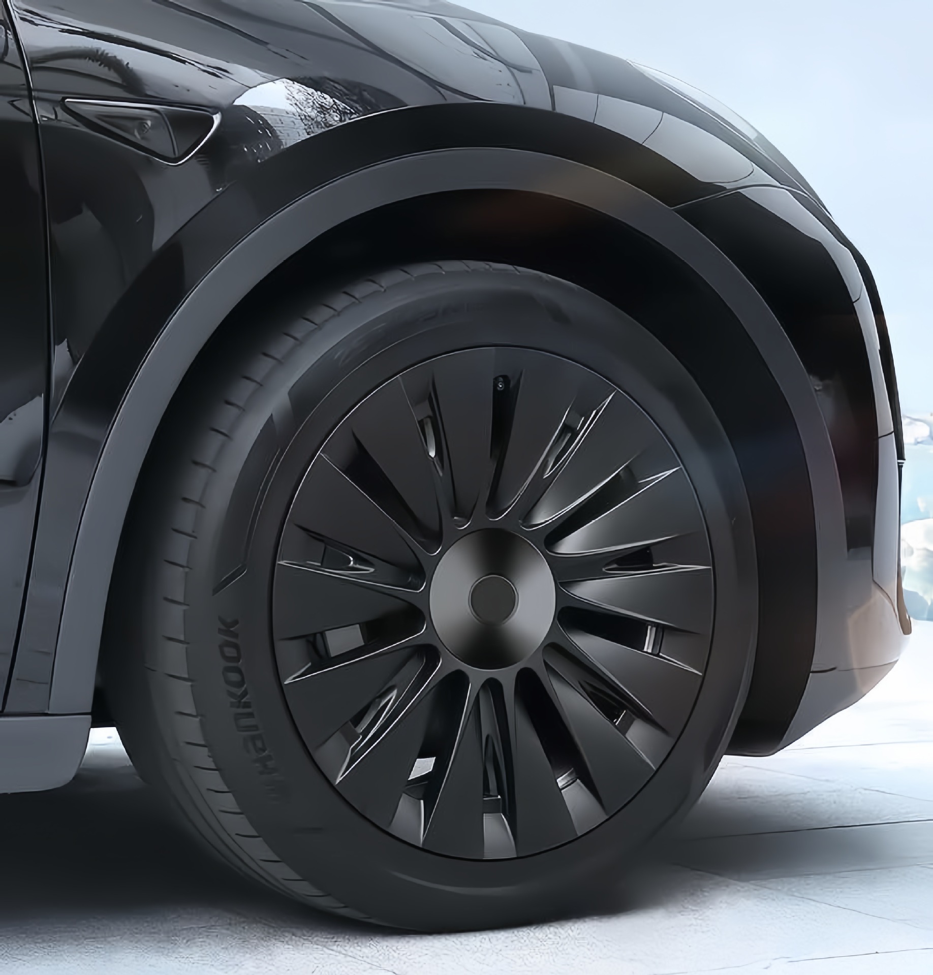 Suitable for Tesla Model Y Wheel Hub Caps 19inch Full-Cover Wheel Hub Covers Model Y Full-Edge Wheel Cover Modification