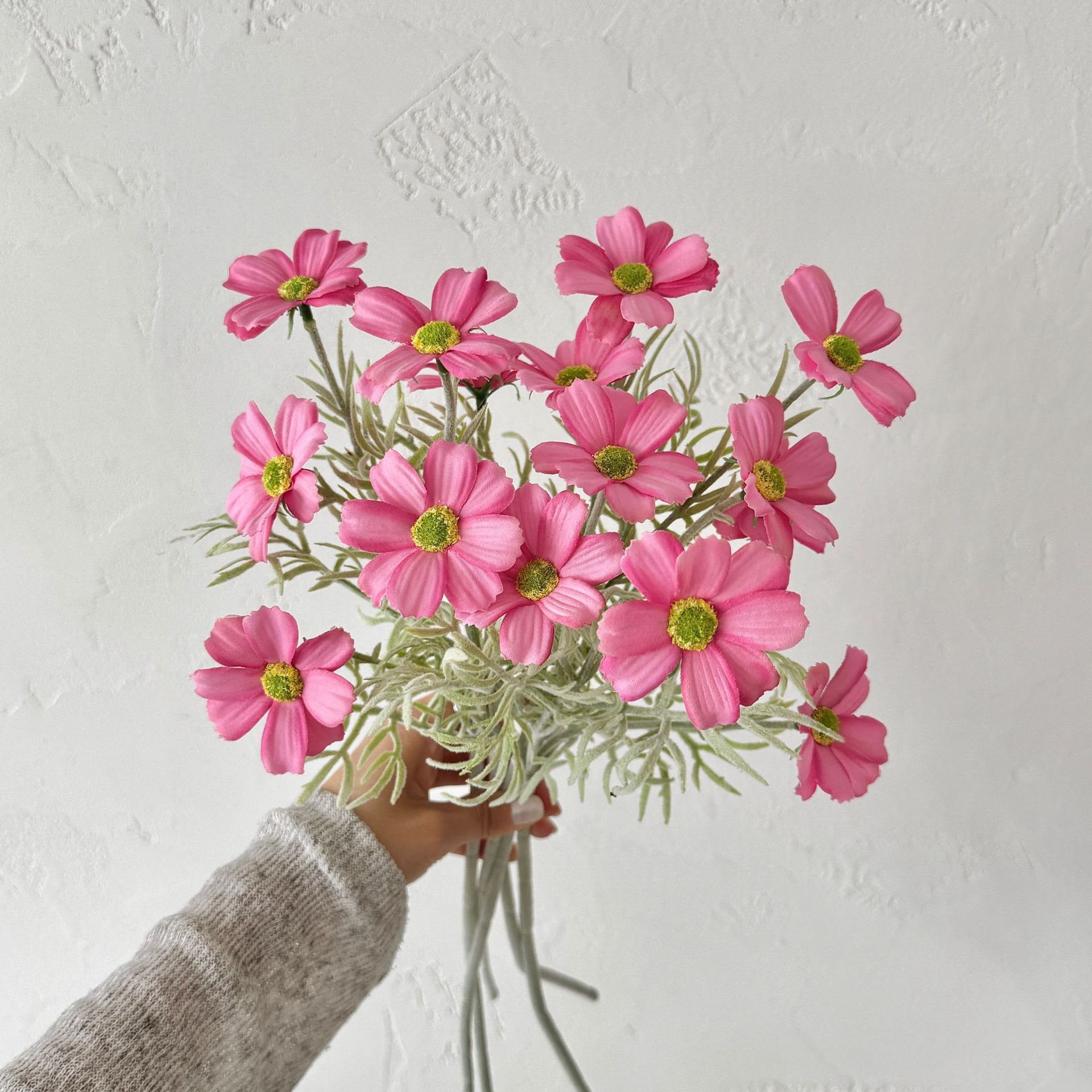 Ins Cosmos Gesang flor artificial decoración del hogar coreano decoración flor falsa mesa de centro mesa de comedor ventana decoración floral