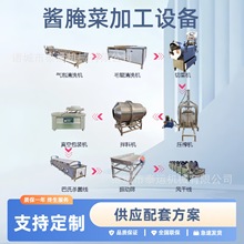 榨菜深加工设备酱萝卜生产设备全自动酱菜加工线酸菜加工设备