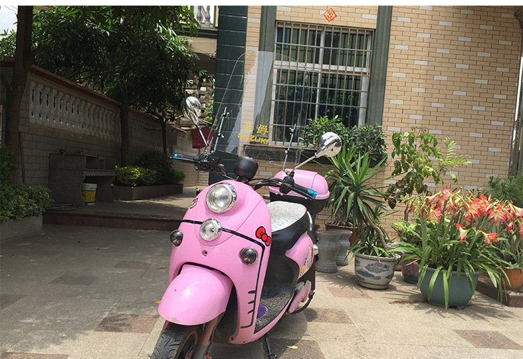 Motorcycle Electric Vehicle Windshield Pc Windshield Hd Transparent Windshield Scooter Front Windshield Universal