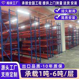 货架仓库架加厚承重仓储架横梁托盘式库房定制仓储设备热轧钢架