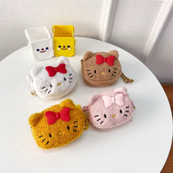 2026 New Popular Children's Single-Shoulder Coin Purse Accessories Versatile Affordable Cartoon Cute Toddler Plush Toy Small Bag