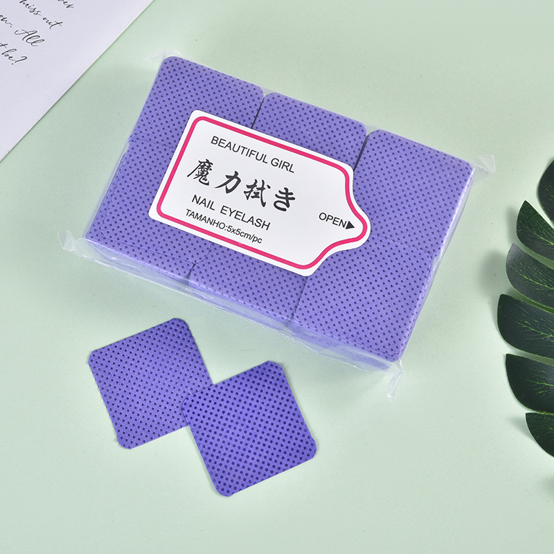 Lavado de uñas de algodón, removedor de uñas, pegamento para pestañas, algodón limpio, algodón para uñas, algodón para uñas, pegamento para la boca de la botella, algodón para uñas, algodón para uñas