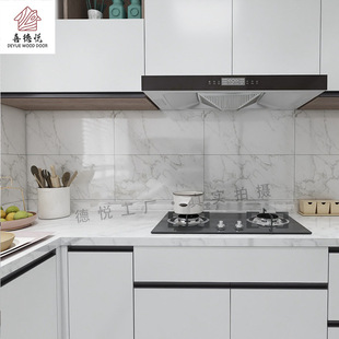 Solid wood cabinet kitchen counter cabinet hanging cabinet storage cabinet simple fresh XiDeYuetou manufacturers
