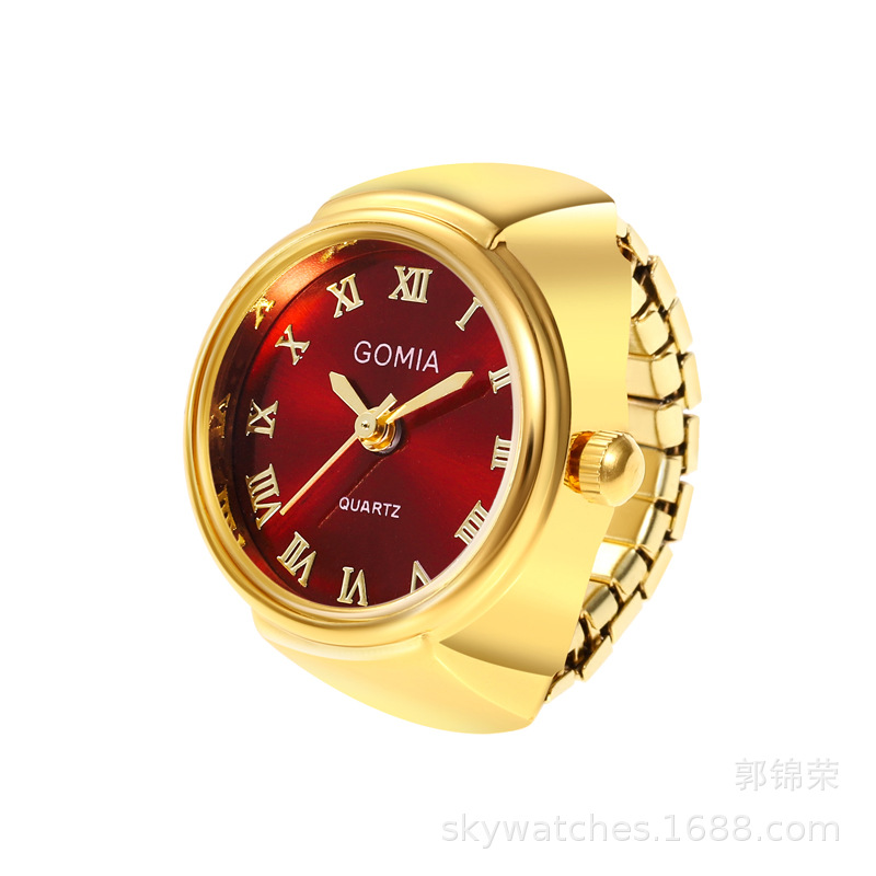 Wholesale New Watchable Time Ring Watch Factory Pointer Quartz Watch Casual Finger Watch Fashion Casual Hot Style