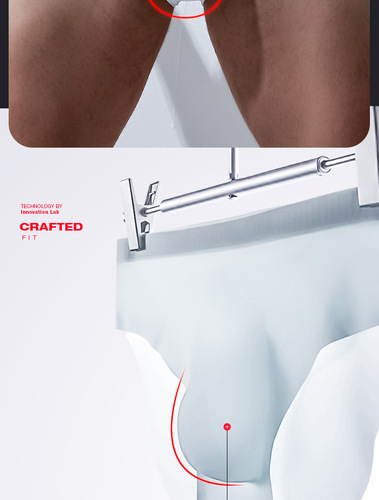 Men's Ice Silk Underwear Wholesale Youth Seamless Briefs Summer Shorts Transparent Thin Stamped Bottoms Men