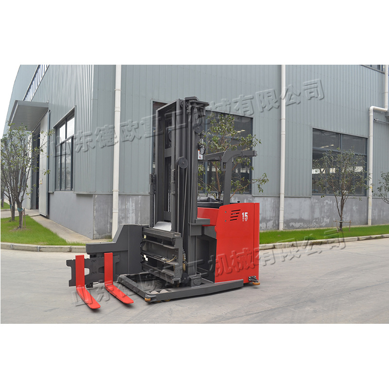 可旋转窄道两侧货架库房搬运车 车间物料装卸车 电动数控堆垛车