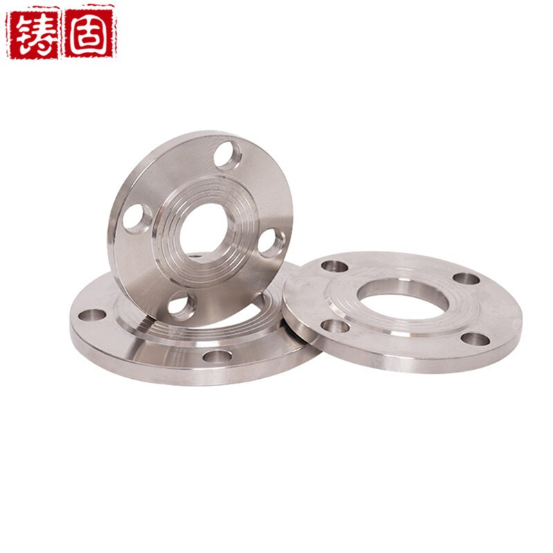 铸固 法兰 304不锈钢法兰片PN16-16公斤压力水泵阀门平焊锻打法兰