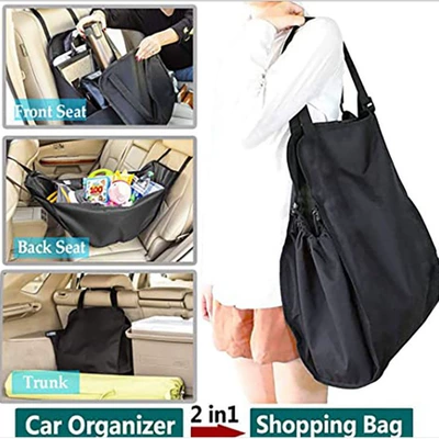 Black, Washable, Storage Hanging – Car storage bag/box