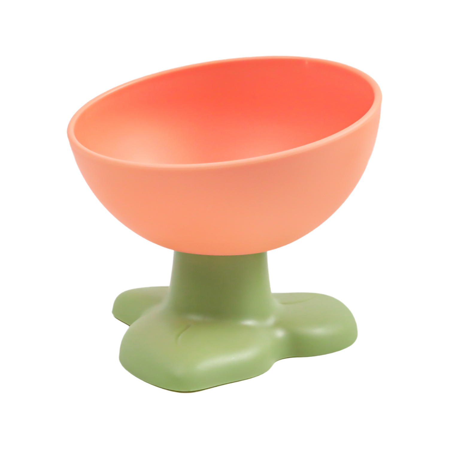 Nuevo cuenco para mascotas, cuenco para gatos, cuenco de flores de tres hojas, cuenco de comida para gatos, suministros para gatos, cuenco individual, cuenco de comida para gatos, cuenco para beber, cuenco para perros