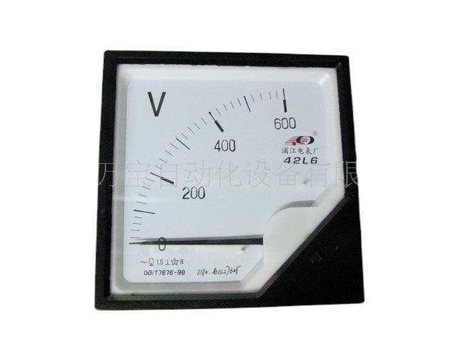 供应 小表头 机械表头 指针表 指针机械电压表42L6 600V(图)