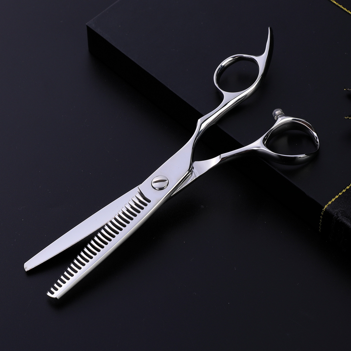 厂家直批数控CNC美发剪刀去量双牙一牙一平数控无痕美发牙剪