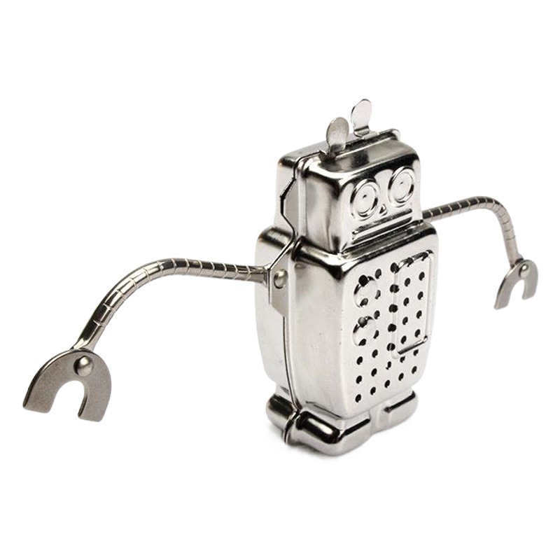 Nuevo robot colador de té 304 de acero inoxidable colador de té creativo té Bola de té compartimiento de té en stock al por mayor