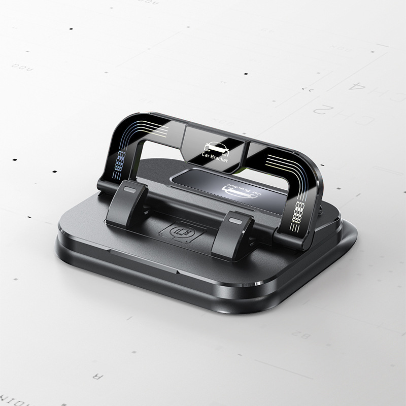 Car Navigation Stand 2026 New Model Dashboard Car Phone Holder with Temporary Parking Number Plate Multifunctional Phone Holder