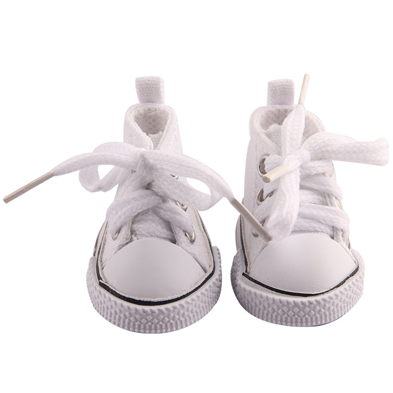 5cm zapatos de lona casuales 6 puntos bjd muñeca zapatos de lona Exo muñeca zapatos de lona