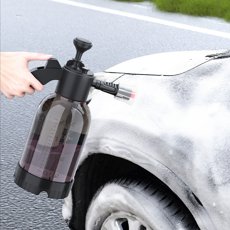 Foam watering can car car wash household car hand-held spray watering sprayer manual 2L with pressure relief valve