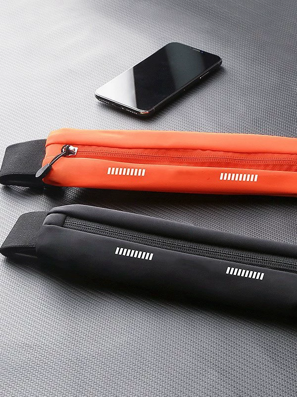 Travel belt bag, sports sports bag, ultra thin invisible waterproof bag, universal handheld mobile phone, for running, 6.5inch