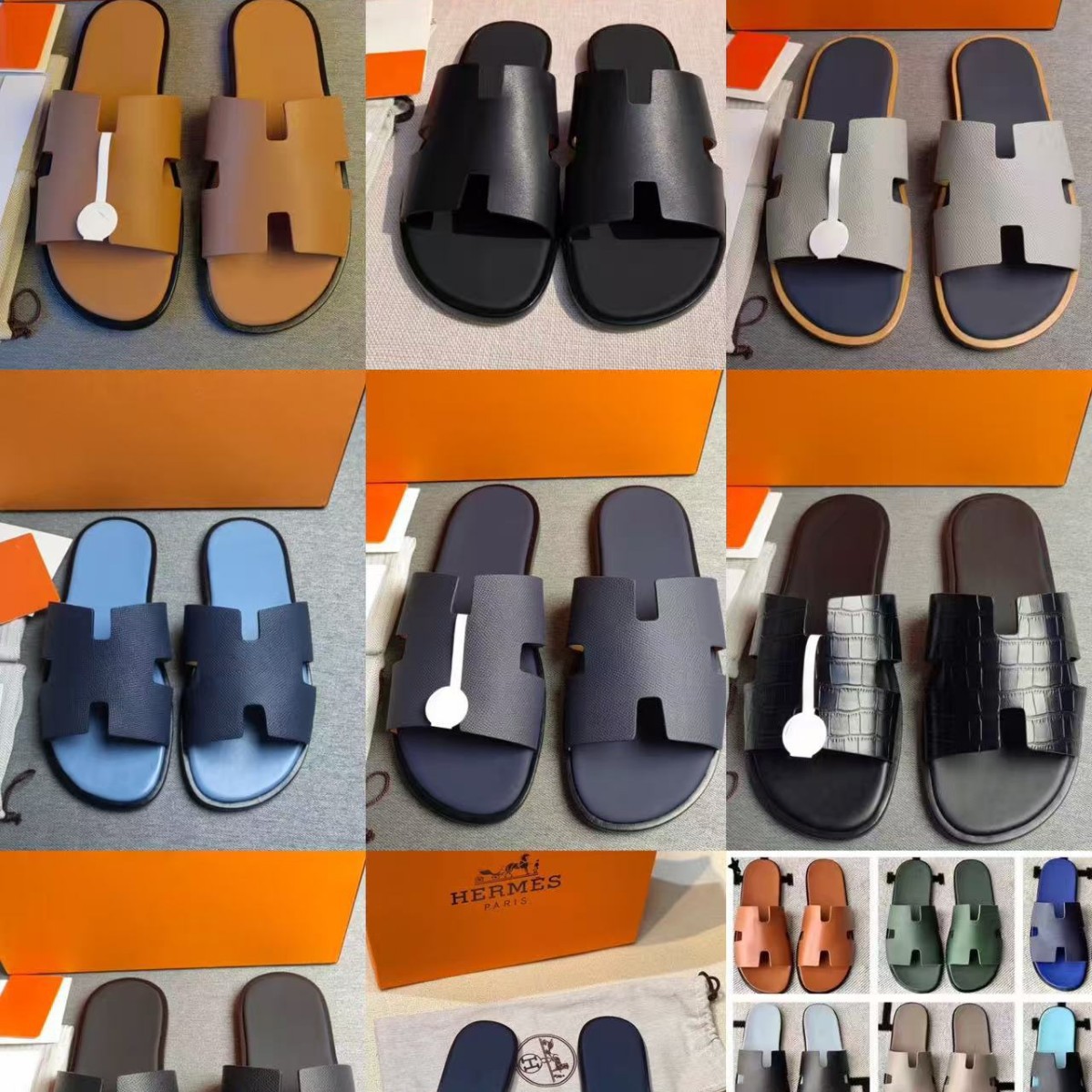 European 2025 New Summer Lightweight One-Layer Genuine Leather Cowhide Slippers for Men, Summer Trendy Luxury Hot Item