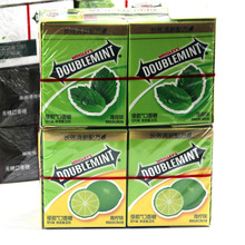 绿箭口香糖薄荷味12片装10小盒青柠味清新口气休闲零食酒店餐饮用