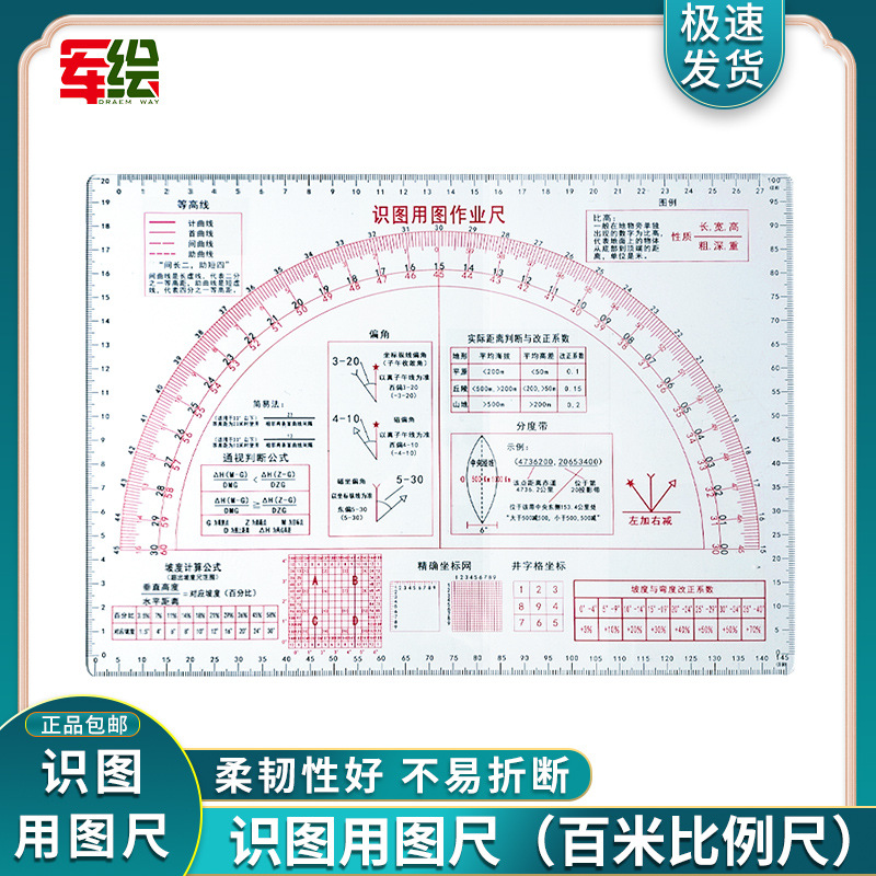 Gyder Operation Ruler Drawing 100 m scale drawing drawing operation ruler topography command ...