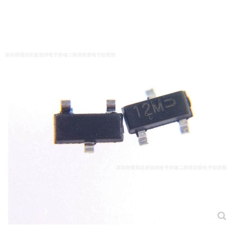全新SM12T1G SM12T1 ESD/TVS二极管 贴片SOT23 丝印12M
