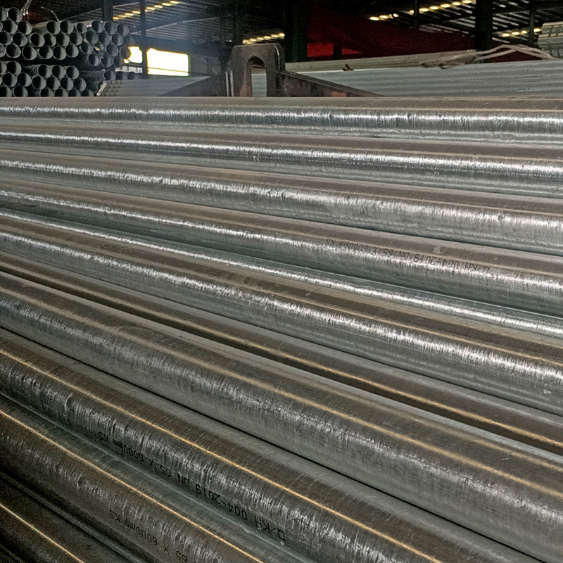 批发Q235热镀锌钢管大棚国标镀锌管8寸*4DN200供水工程镀锌圆管
