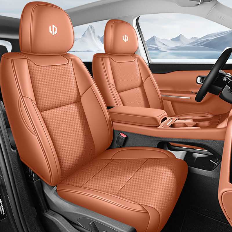 Universal 2025 Leapmotor B10 Seat Cover Full Set Leather Car Seat Cushion (Modelə uyğun (Original) oturacaq örtükləri) - note-car-model-year-rear-row-half-cover