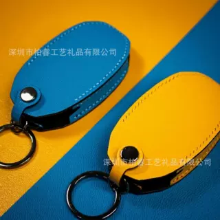 新款简约便携钥匙包钥匙收纳保护套抽拉式大容量通用钥匙扣锁匙包
