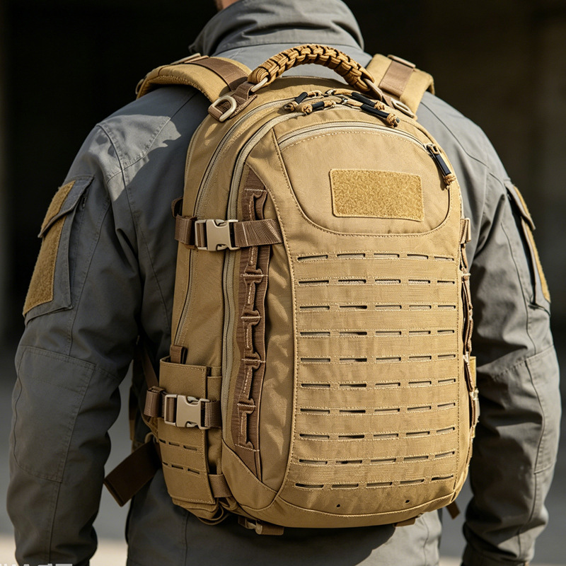 Mochila Táctica de Camuflaje de Tela de Oxford Impermeable y Transpirable para Deportes al Aire Libre image 2