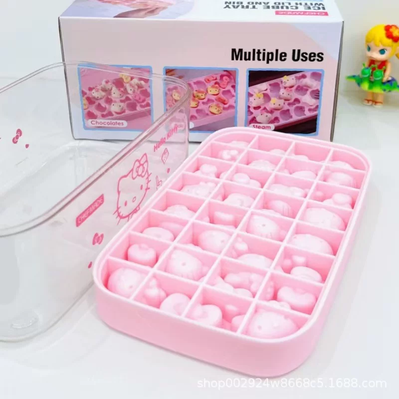 Sanrio, hello kitty, ice cubes, silicone mold, set, 4 piece set