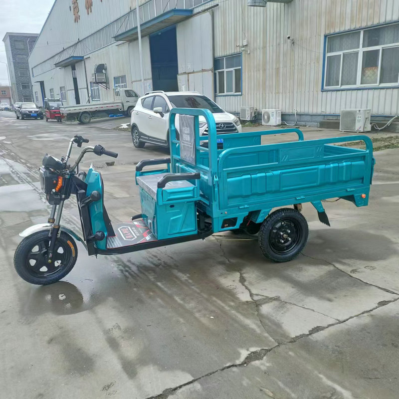 Carro de triciclo eléctrico nuevo hogar batería coche adulto caminando pequeño puesto scooter plano pick-up niños