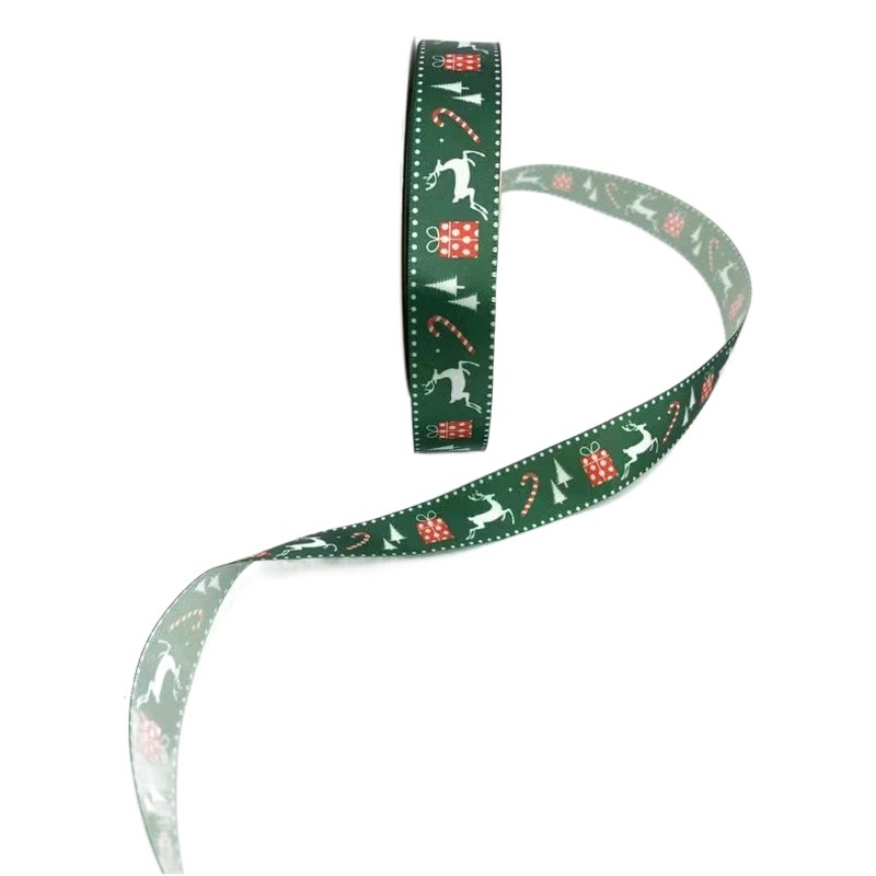 2. cinta de Navidad de 5cm Impresión digital SERIE DE Navidad decoración de fiesta caja de regalo de embalaje Transferencia de Calor impresión cinta lote