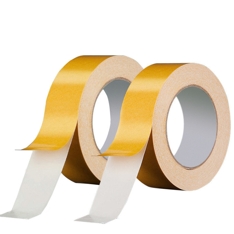 布基双面胶  强力双面布基胶带 高粘双面地毯胶带 透明布基双面胶