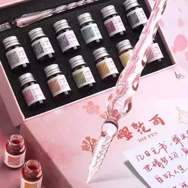 礼品笔;墨水;玻璃工艺品