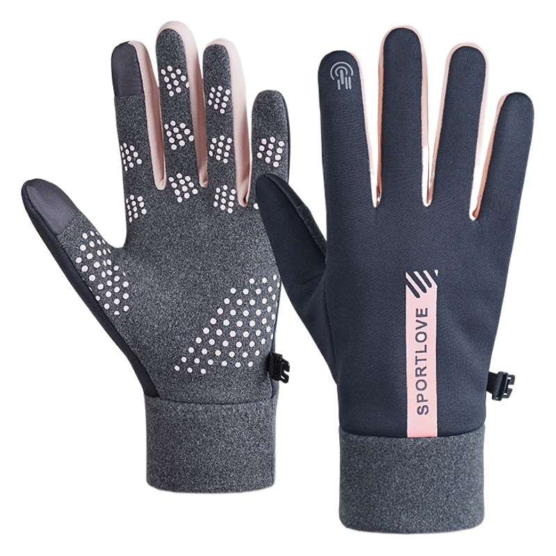 Deportes de invierno guantes calientes hombres y mujeres impermeables a prueba de viento a prueba de frío pareja ciclismo conducción antideslizante pantalla táctil