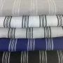 夏季粗细色织纯亚麻条子布