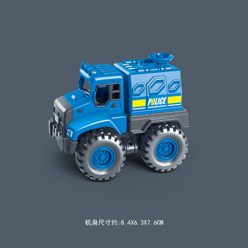 Coche de ingeniería infantil coche de juguete niño coche de inercia excavadora coche modelo de juguete de regalo para niños